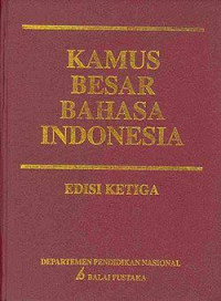 Image of Kamus Besar Bahasa Indonesia Edisi Ketiga