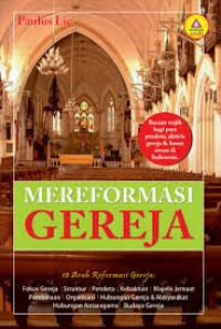 Image of Mereformasi Gereja : 10 Arah Reformasi Gereja