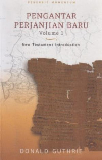 Image of Pengantar Perjanjian Baru Volume 1