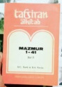 Image of Tafsiran Alkitab : Mazmur 1-41